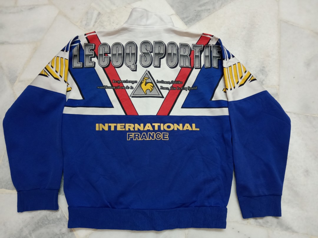 Vintage Le Coq Sportif Sweater Men s Fashion Tops Sets