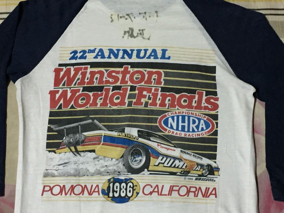 Deadstock NHRA 1985 Indianapolis US Nationals T-Shirt M 80's