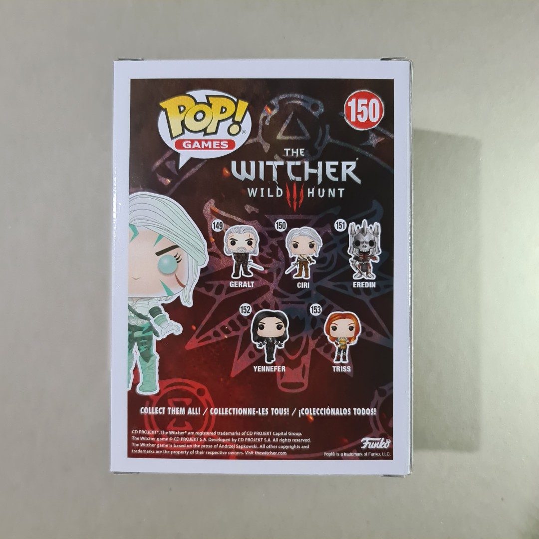Witcher 3 Ciri E3 Exclusive Funko Pop