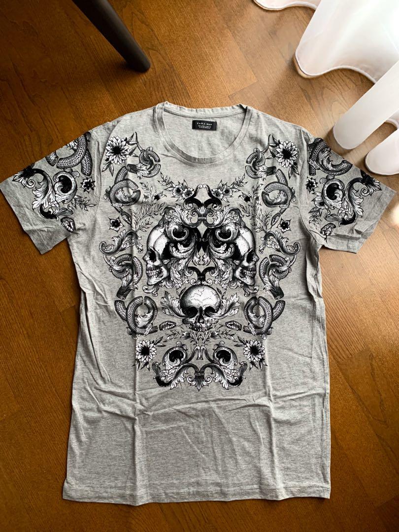 skull graphic tee