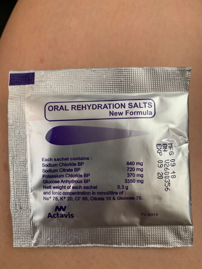13包 x Oral rehydration salts new formula powder 電解質補充劑, 美容＆化妝品, 沐浴＆身體護理