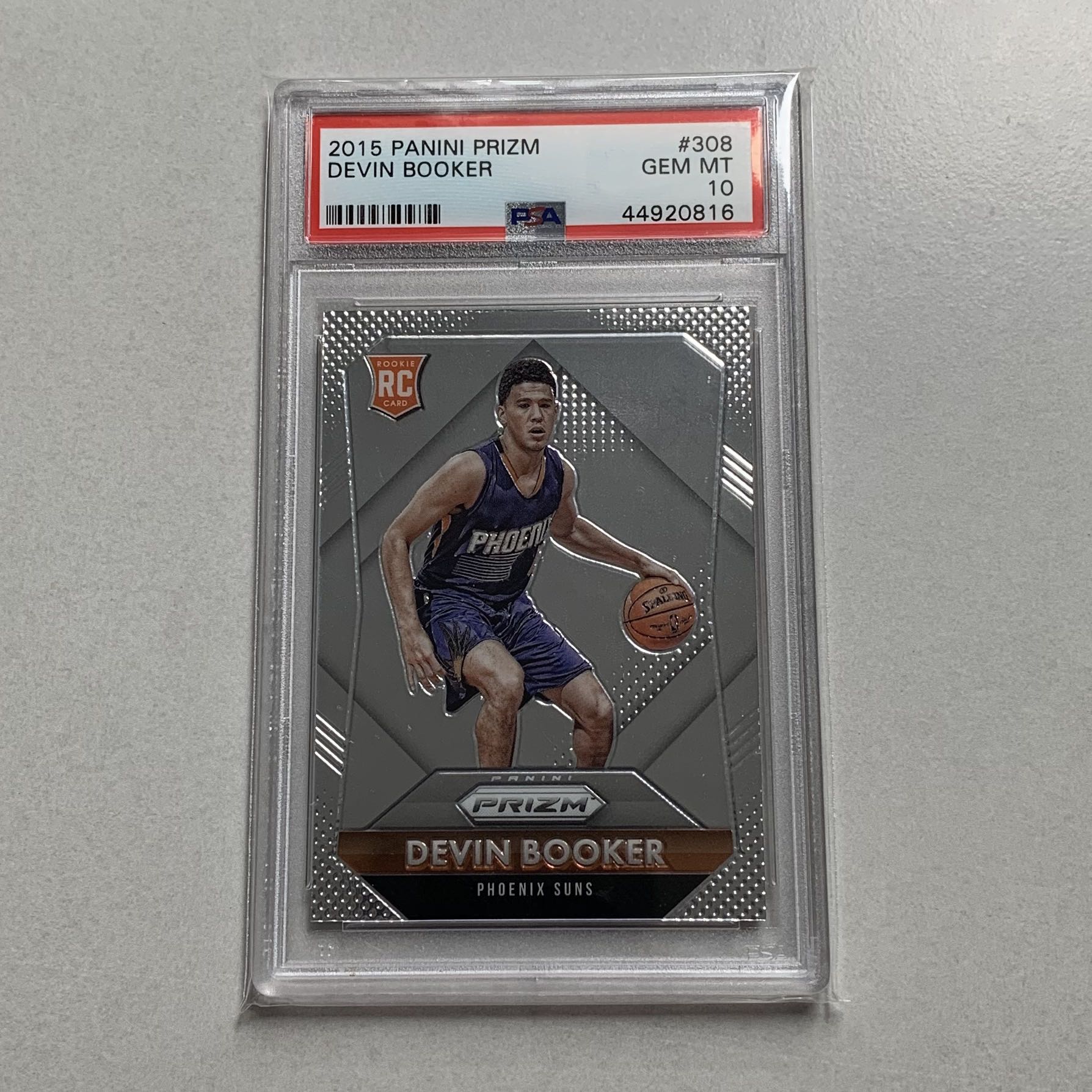 2015 Panini Prizm Devin Booker Rookie Card RC PSA 10, Toys ...