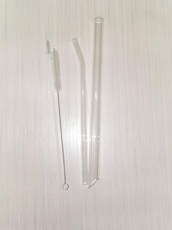 加長玻璃飲管套裝 環保飲管 23cm珍珠飲管