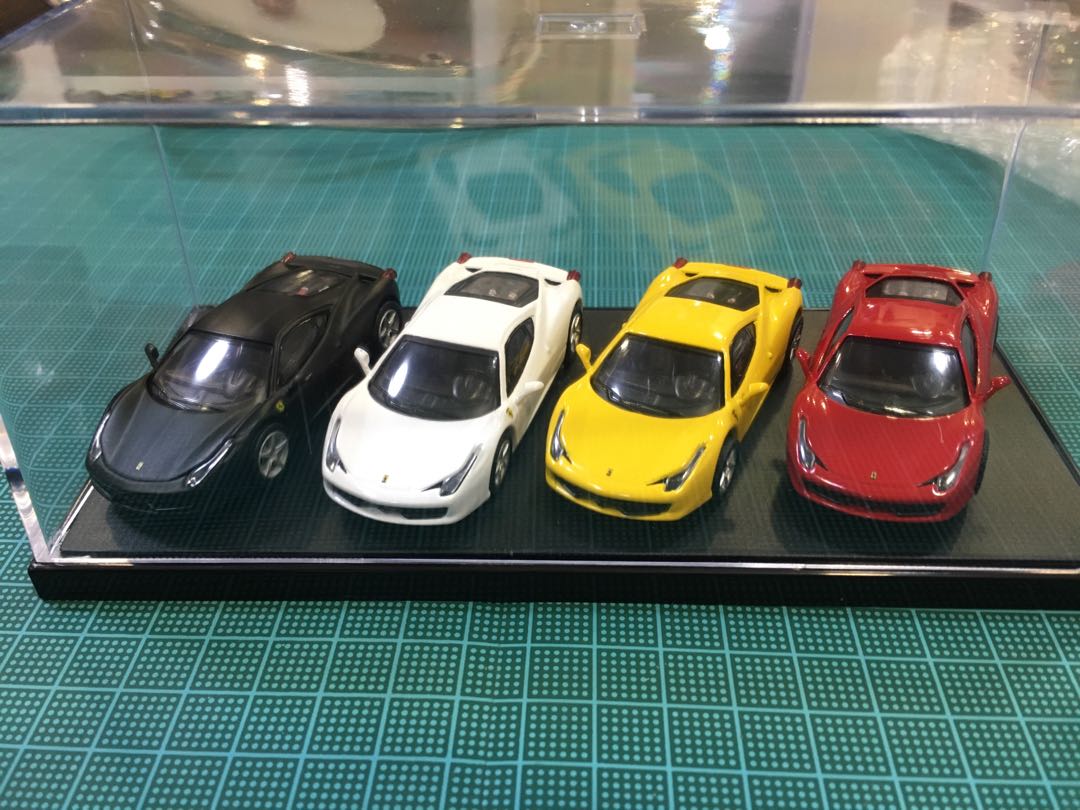 絕版Kyosho 京商Ferrari 458 Italia 1:64 （四色）（ 順豐到付減$20