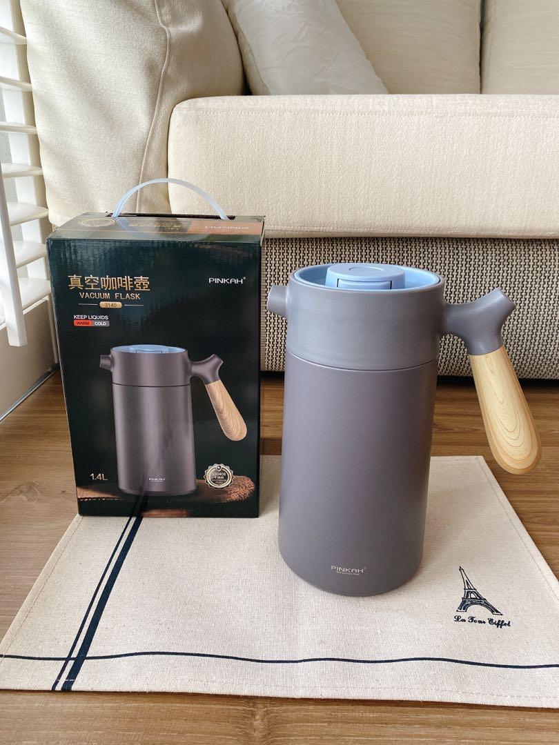 Ricocafe 真空雙層不銹鋼保溫壺咖啡杯組 蝦皮購物