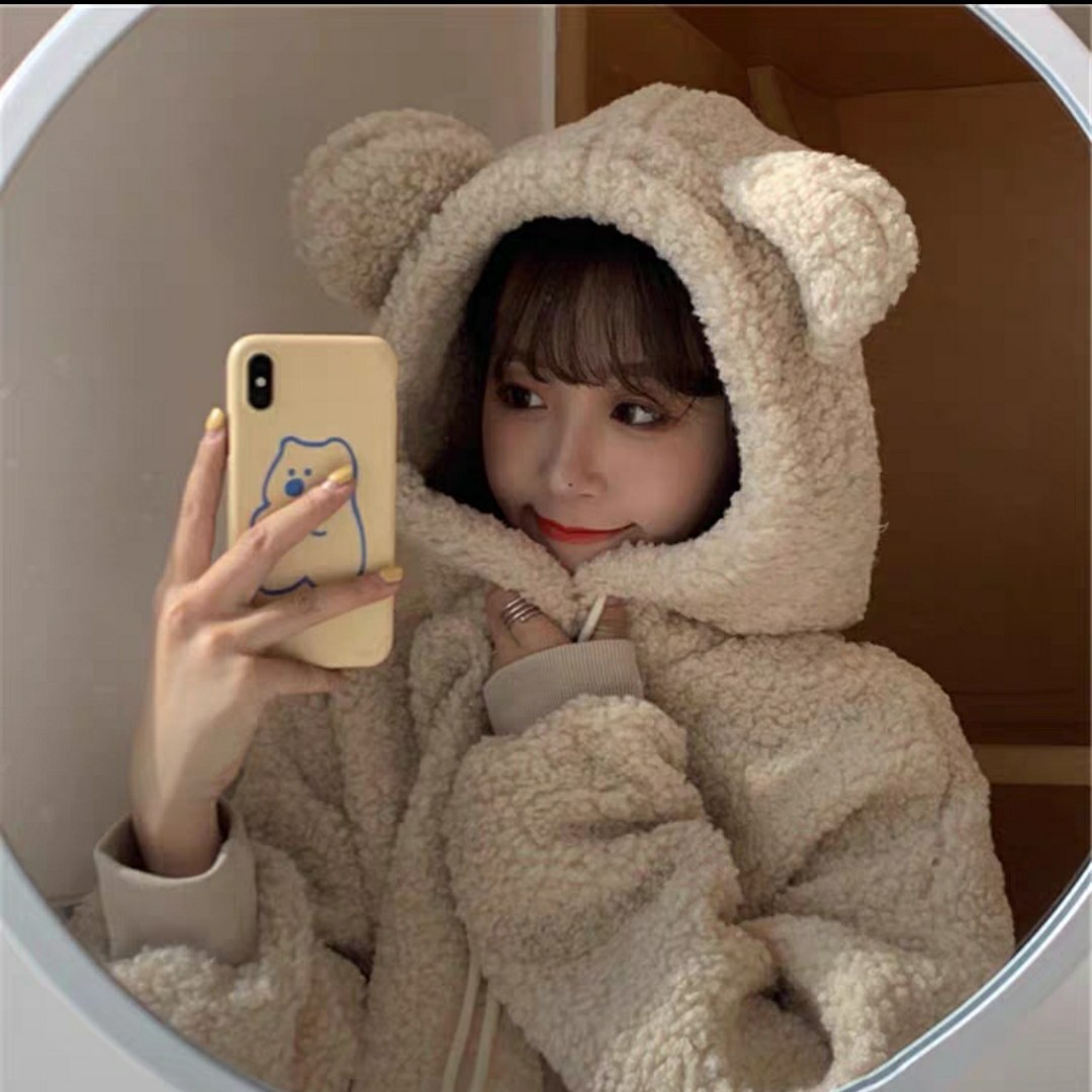 ulzzang harajuku korean tumblr basic fluffy furry bear ear