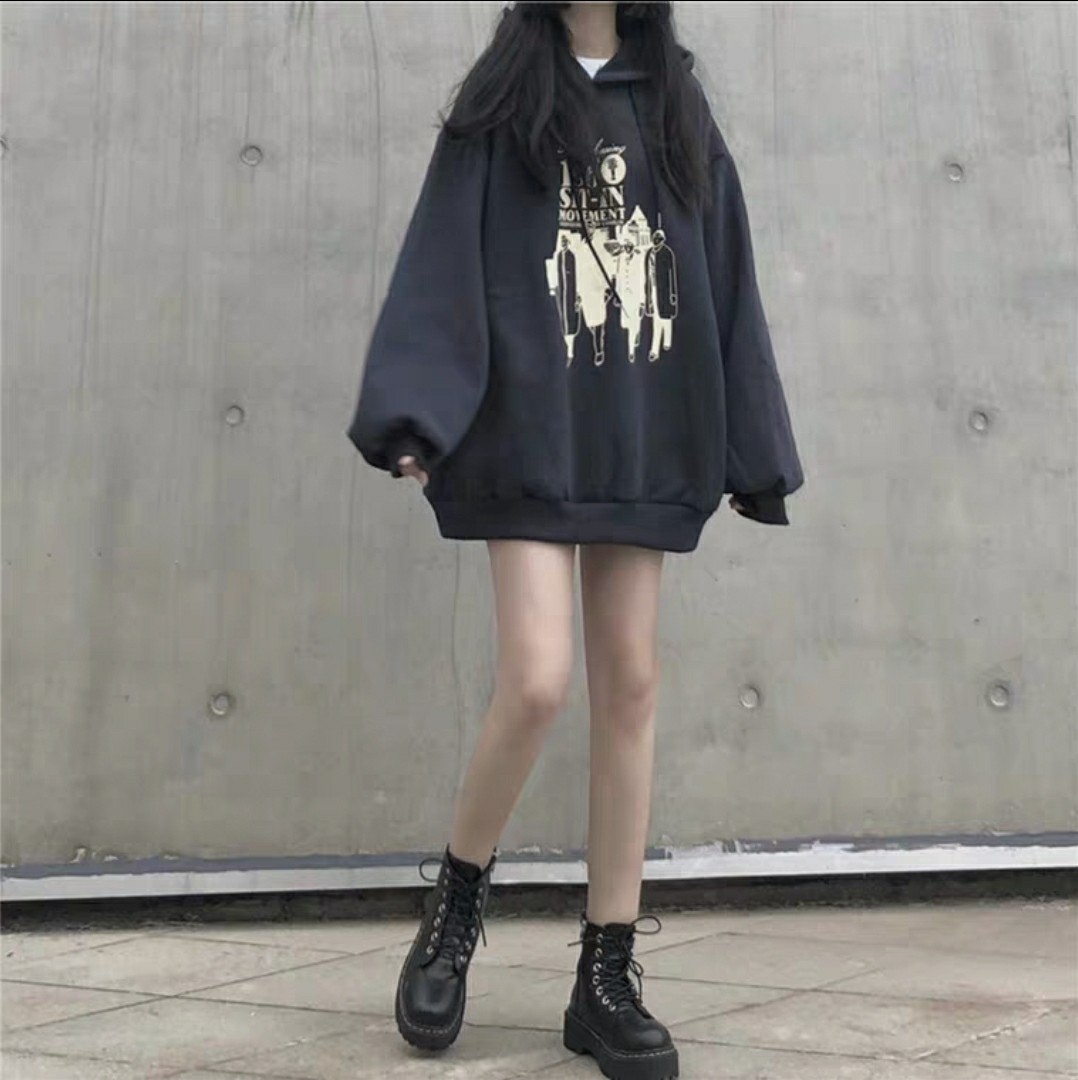 Oversized hoodie outfit tumblr hotsell