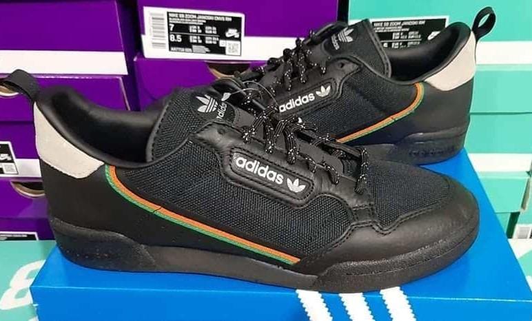 Adidas Continental 80 Black Green Orange, Men's Fashion, Watches u0026  Accessories, Caps u0026 Hats on Carousell
