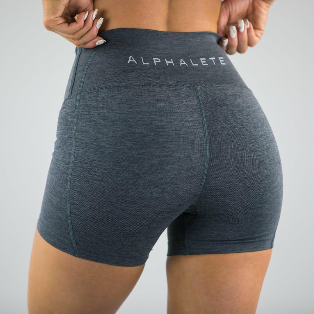 Alphalete Revival shorts in Grey, Women's Fashion, Bottoms, Shorts on  Carousell