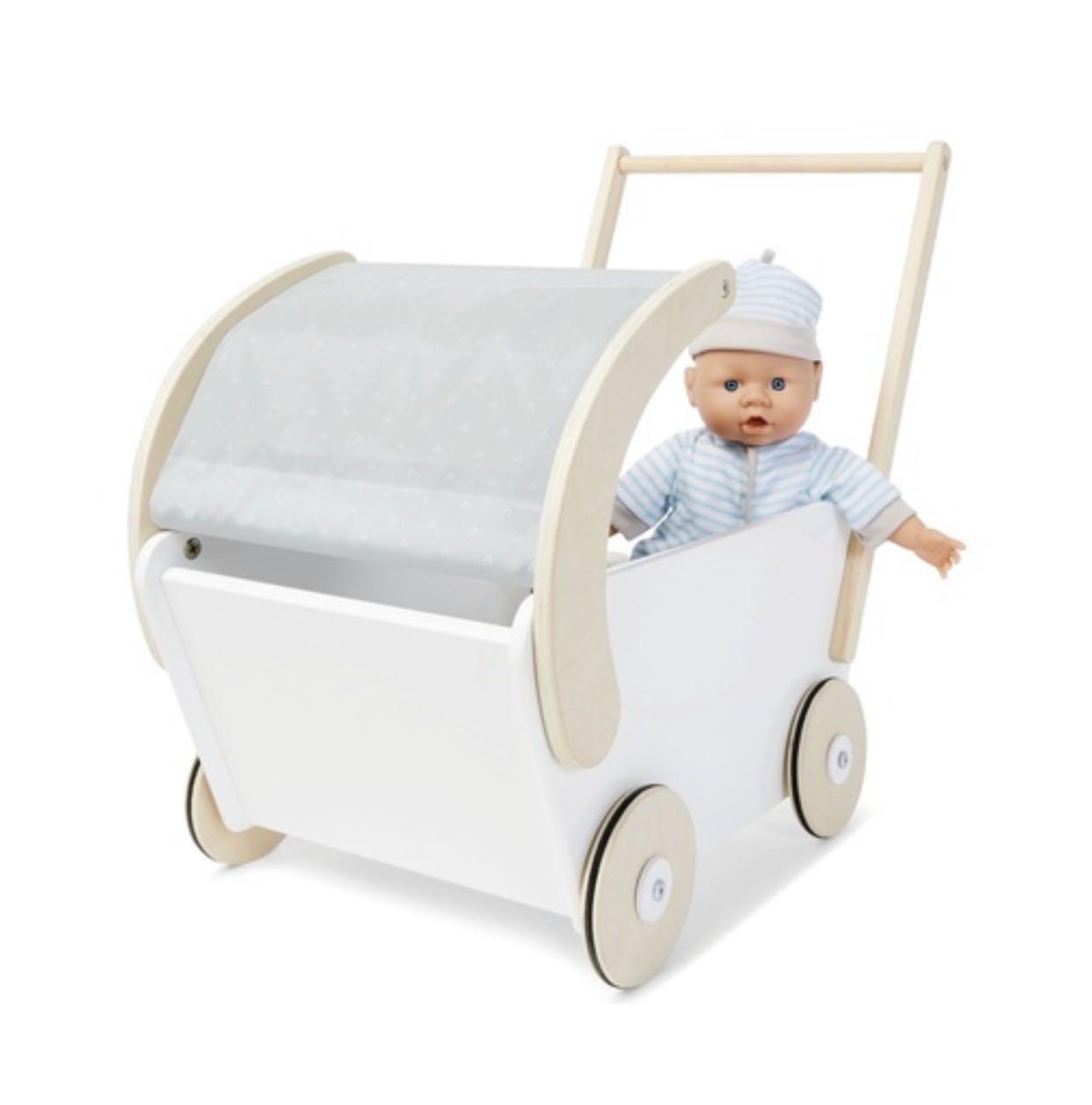 Anko KMART Wooden Baby Doll Pram Girl Toy Kids, Babies & Kids, Infant  Playtime on Carousell