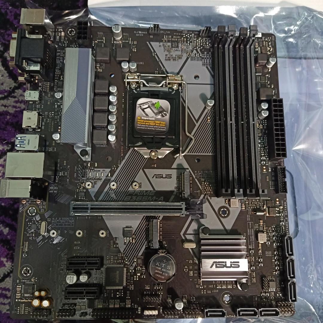 Asus Prime B365m A Brand New Electronics Computer Parts Accessories On Carousell