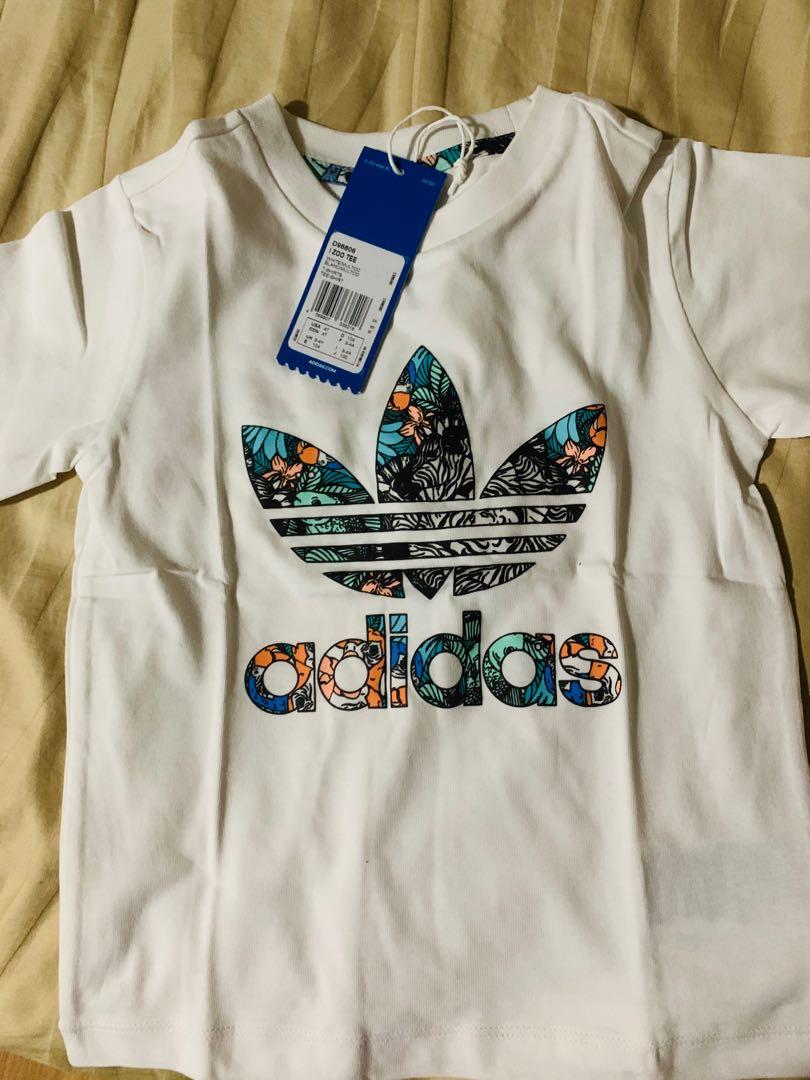 girls adidas tshirt