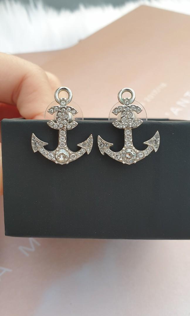 Chanel anchor earrings hotsell