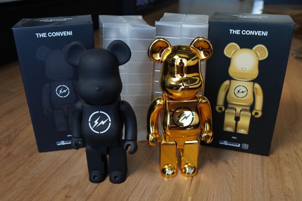 Bearbrick x The Conveni x Fragmentdesign 400% Black