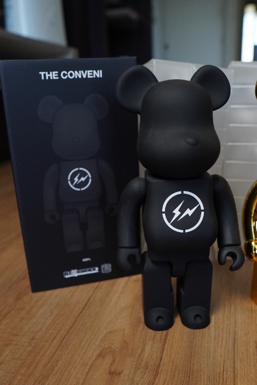 Bearbrick x The Conveni x Fragmentdesign 400% Black