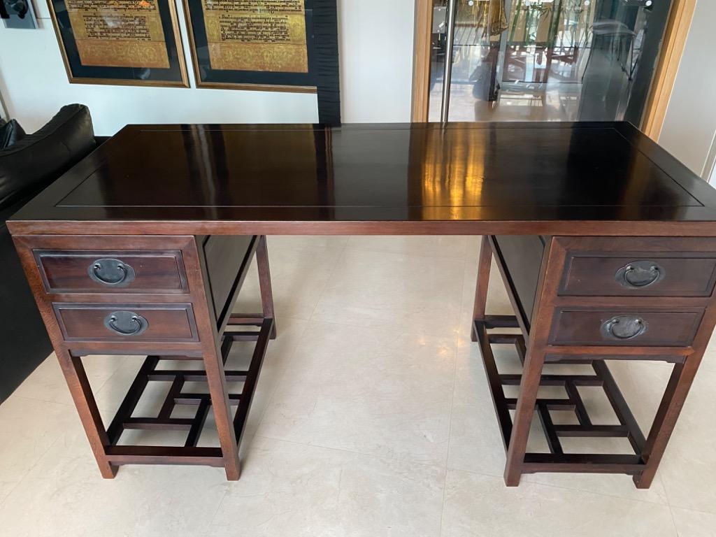 Beautiful Chinese Study Table & Chair, Furniture & Home Living ...
