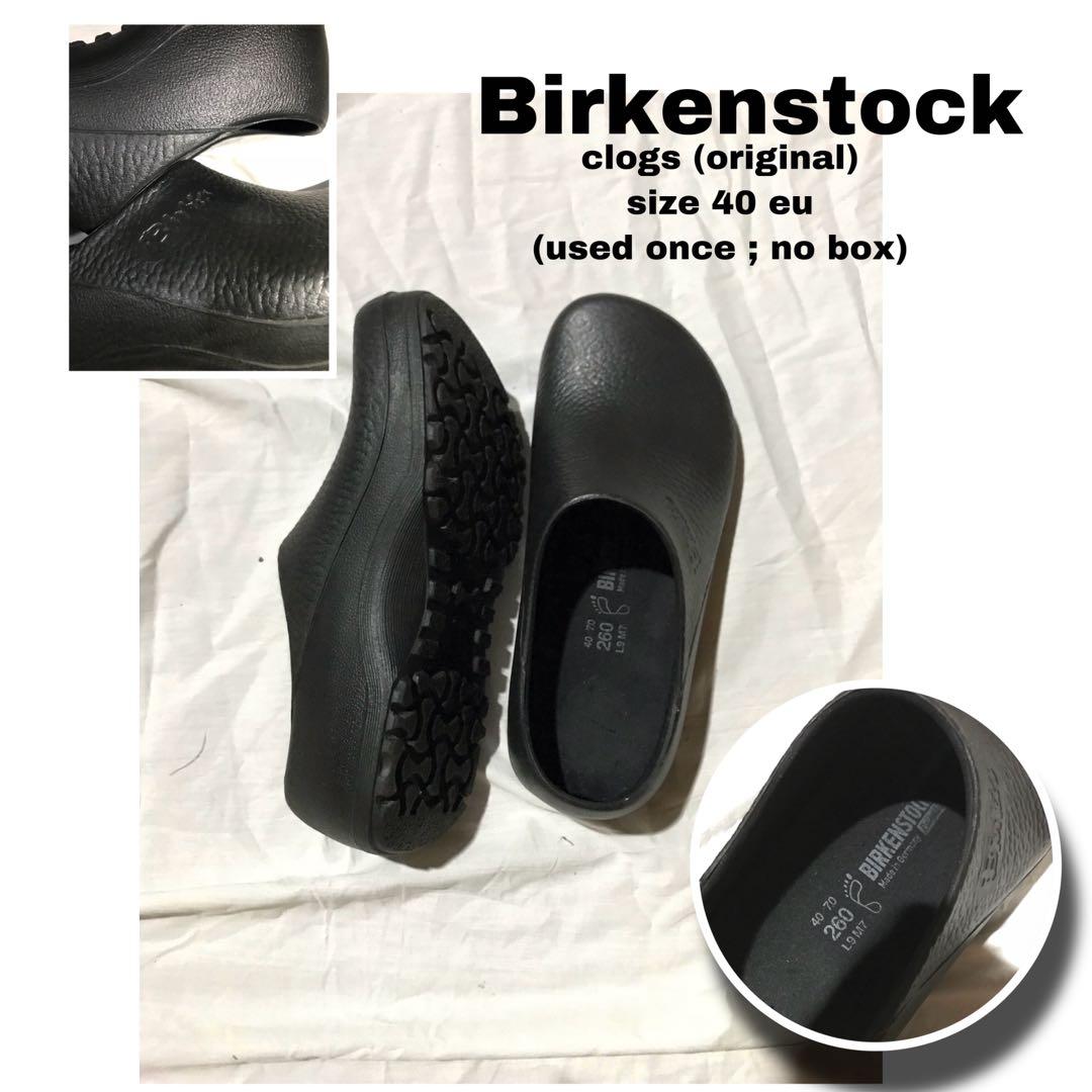 used birkenstock clogs