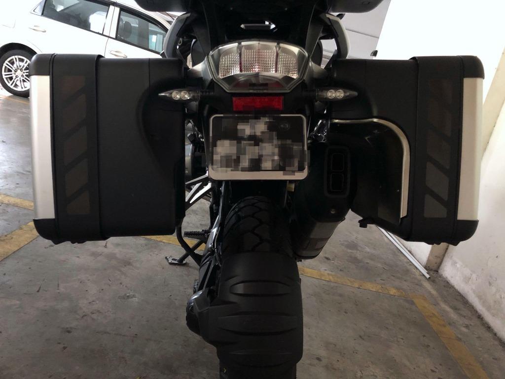 BMW Vario 3M Reflective Black Decal, Motorcycles, Motorcycle Accessories on Carousell