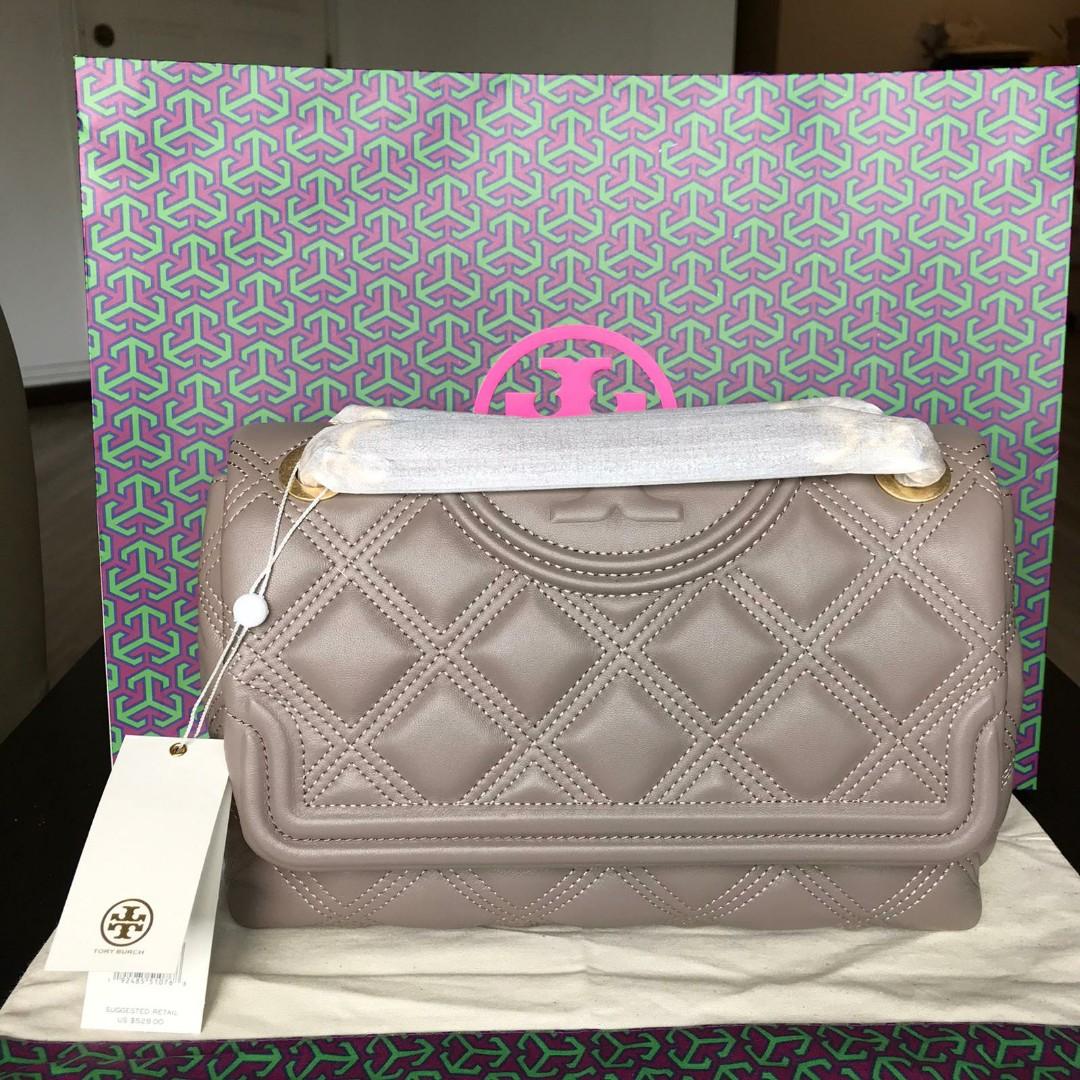 Tory burch fleming soft grey heron discount