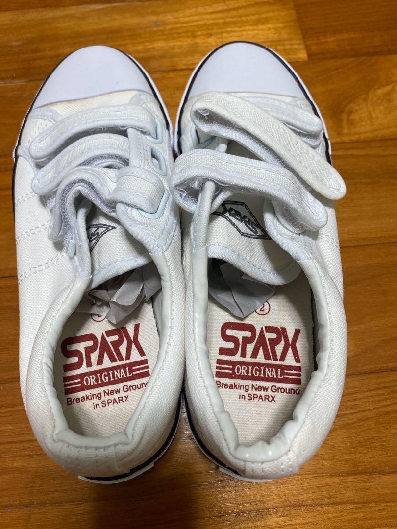 BN BATA Sparx White School Shoes 