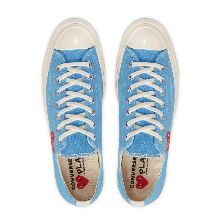 cdg play converse blue