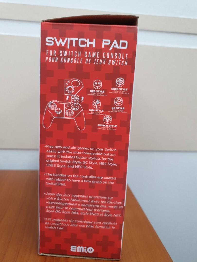 (Brand New) Emio Switch Pad 5 in 1 Controller for Nintendo Switch, Video Gaming, Video Game