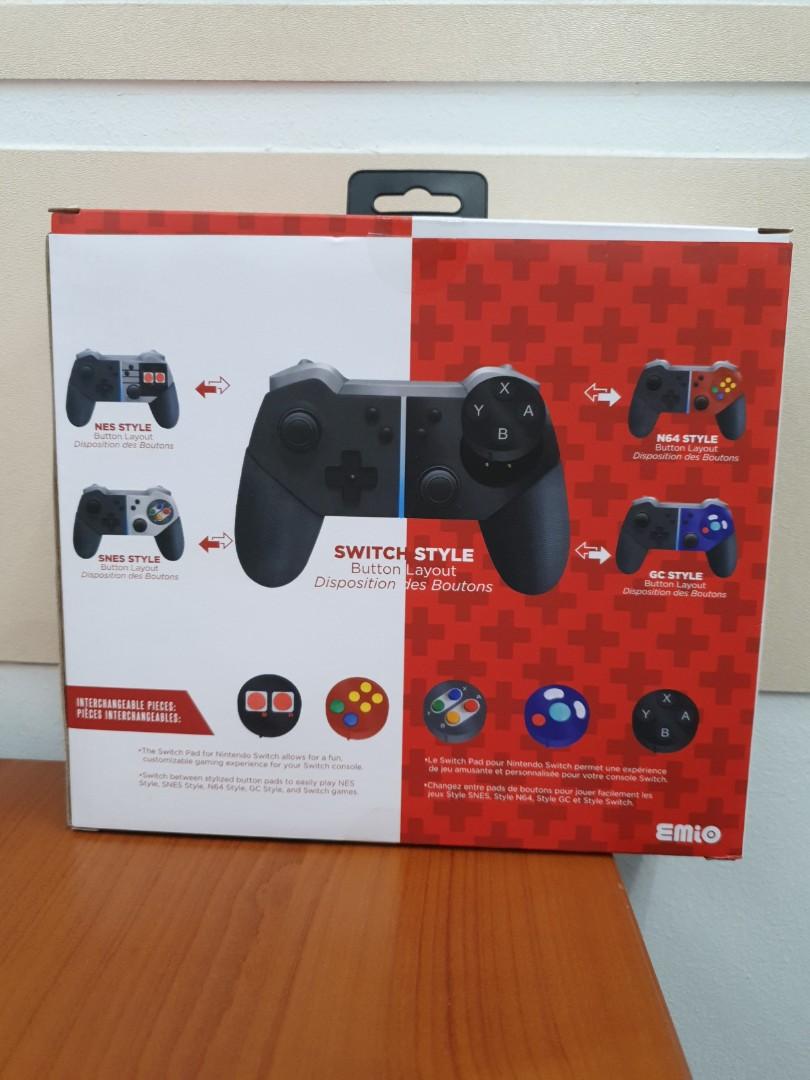 (Brand New) Emio Switch Pad 5 in 1 Controller for Nintendo Switch, Video Gaming, Video Game