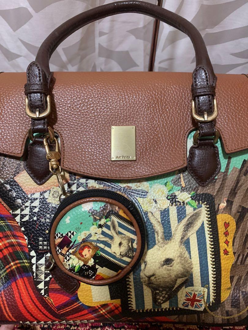 💯 Brera Art Fever (Around the World), Women's Fashion, Bags & Wallets,  Purses & Pouches on Carousell