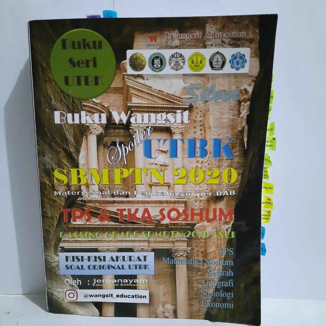 Buku Wangsit Utbk Sbmptn Soshum 2020 Buku Alat Tulis Buku Pelajaran Di Carousell