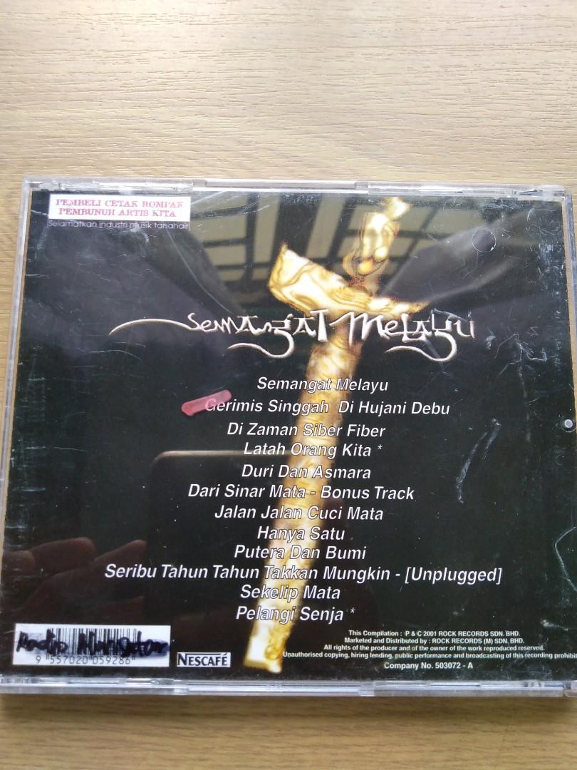 Bumiputra Rockers Semangat Melayu Music Media Cd S Dvd S Other Media On Carousell