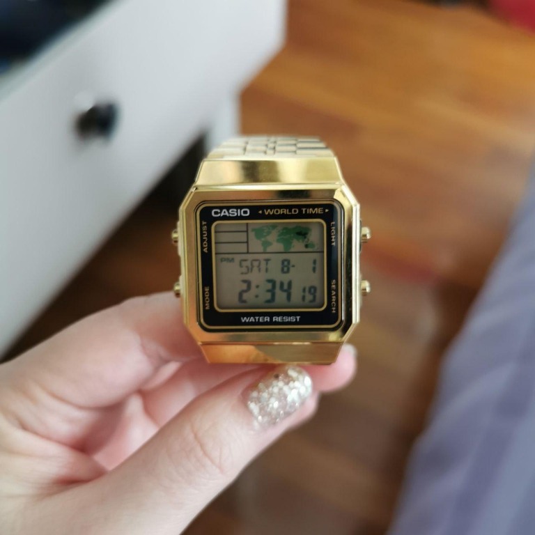 Casio a500wga gold discount