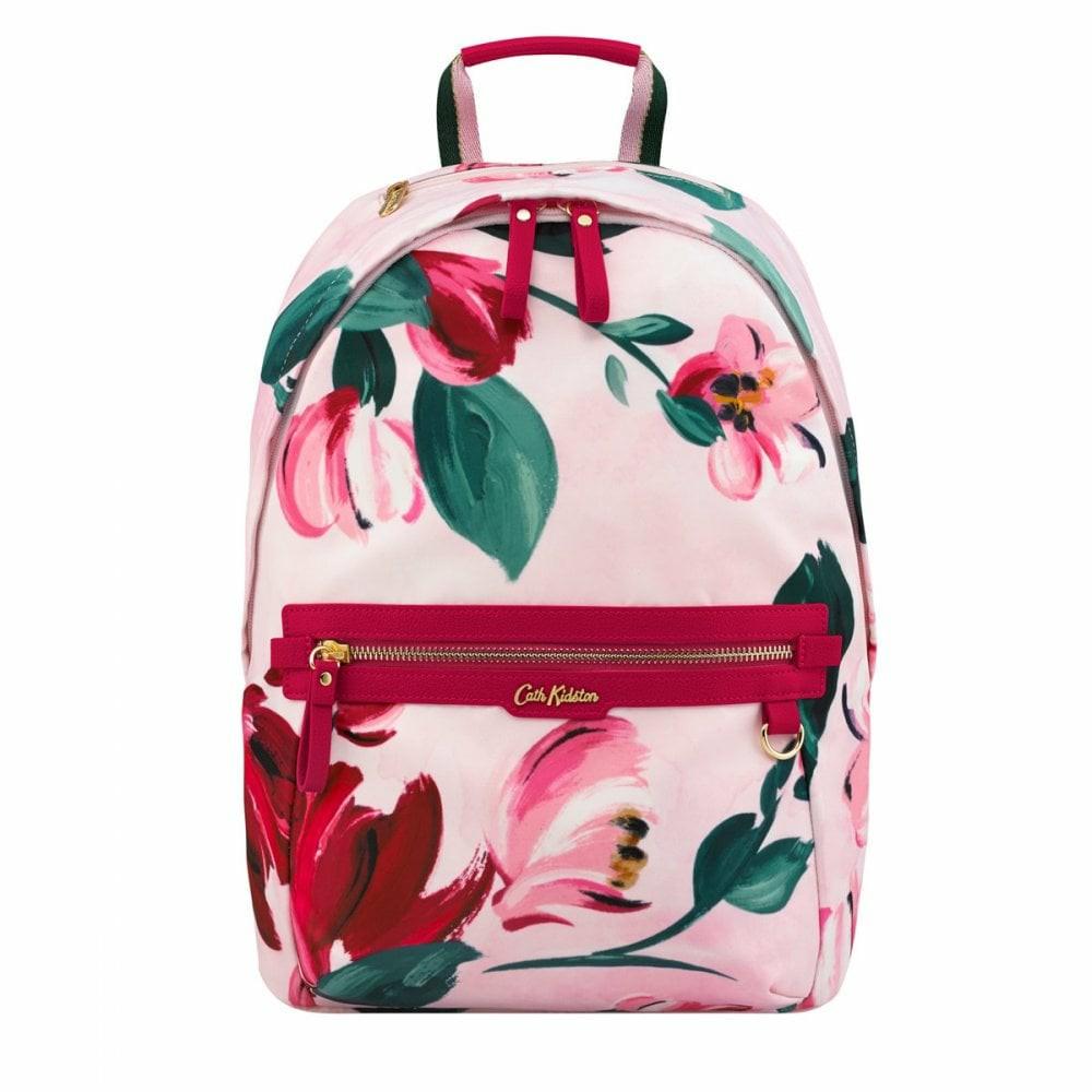 CATH KIDSTONAster Backpack Large Paintbox Flowers Light Pink
