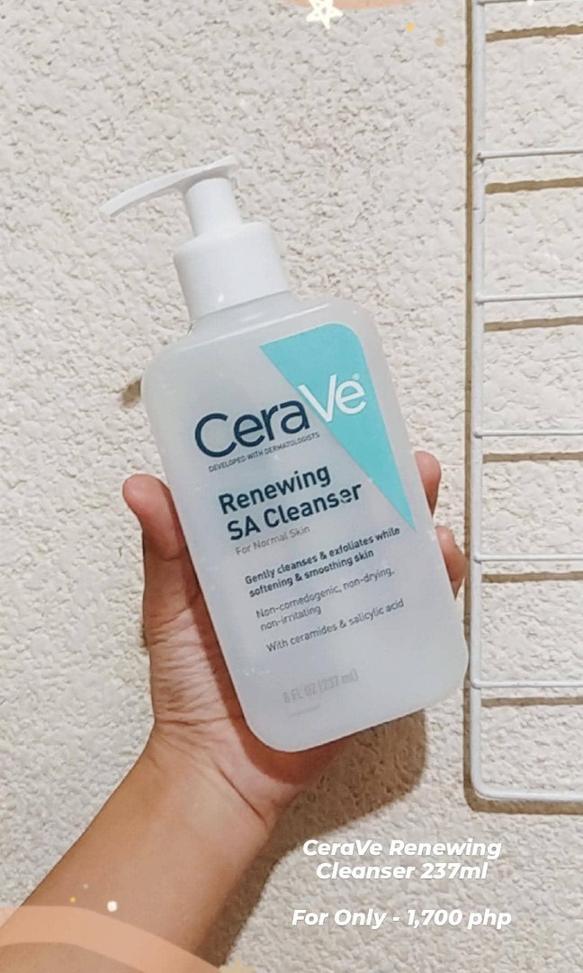 Cerave Renewing Sa Cleansers Beauty Personal Care Face Face Care On Carousell