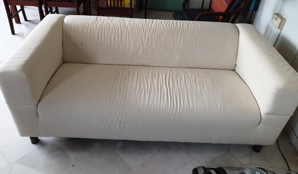 [Clearance] Ikea Sofa with 1 new set of cover, Furniture & Home Living