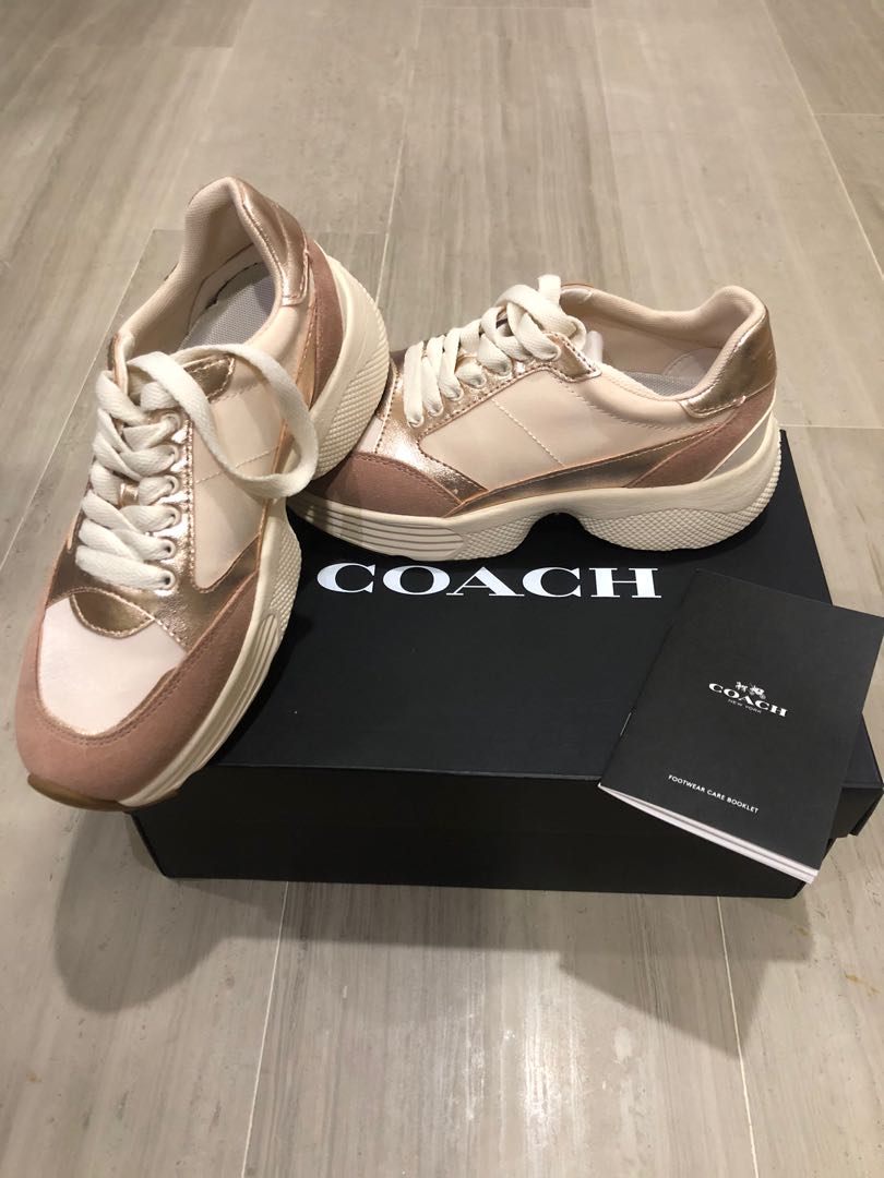 Coach C152 LTR Tech Runner, Women's Fashion, Footwear, Sneakers on Carousell