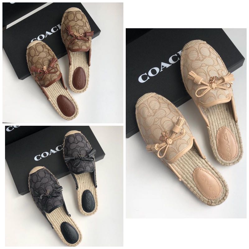 Coach Cassidy Espadrille Slide Carousell
