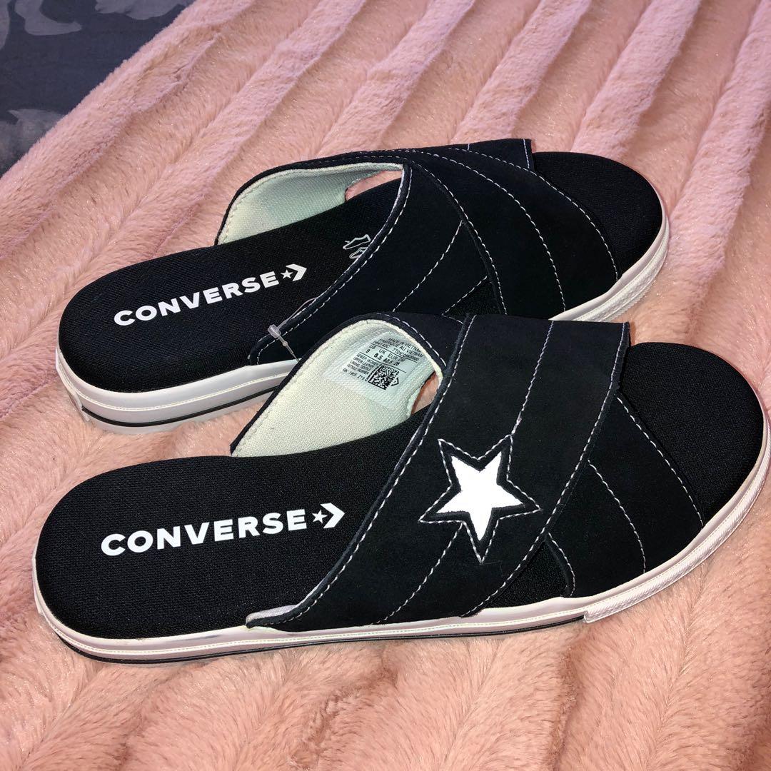 Converse best sale slides womens