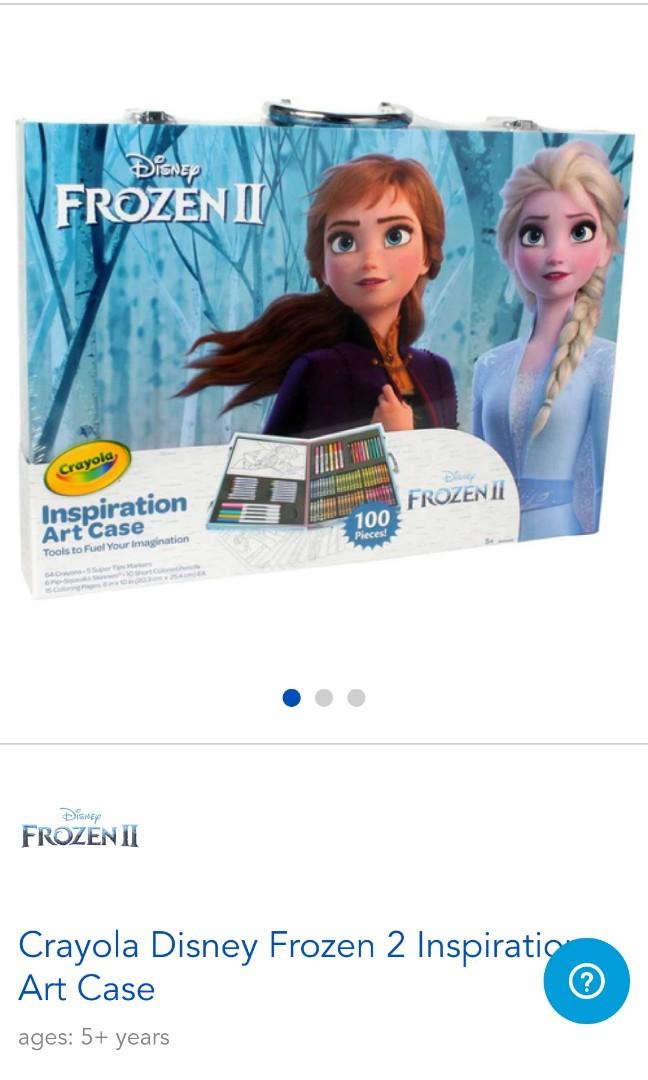 Disney's Frozen 2 Inspiration Art Case by Crayola - 100 Art & Coloring  Supplies