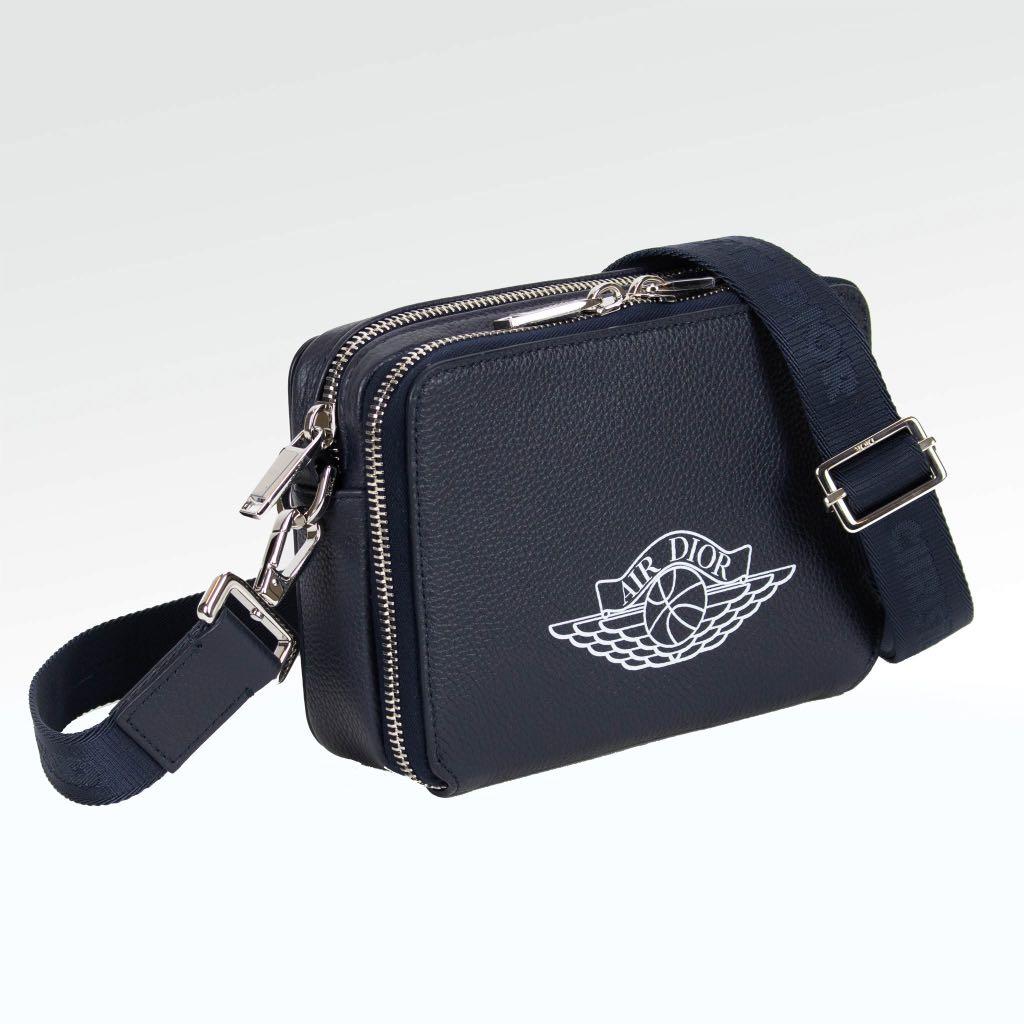 Dior X Jordan AirDior Navy Crossbody Messenger Bag NEW With Tags at 1stDibs