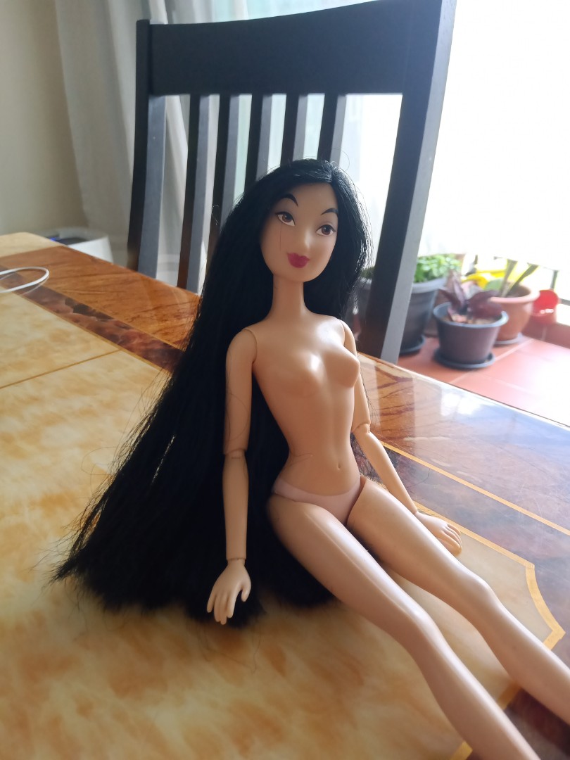 Disney Doll Porn - Disney Store Mulan Doll (Nude), Hobbies & Toys, Toys & Games on Carousell