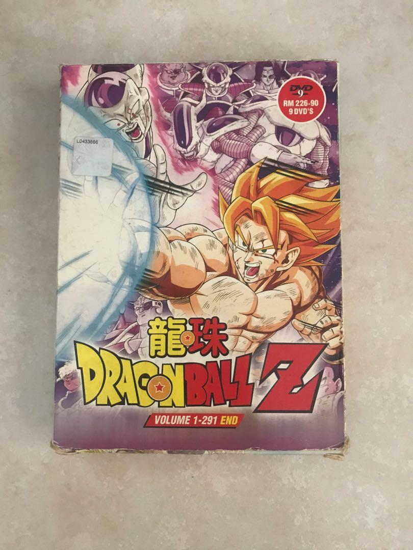 Dragon Ball Z (VOL.1 - 291 End) DVD English Version All Region