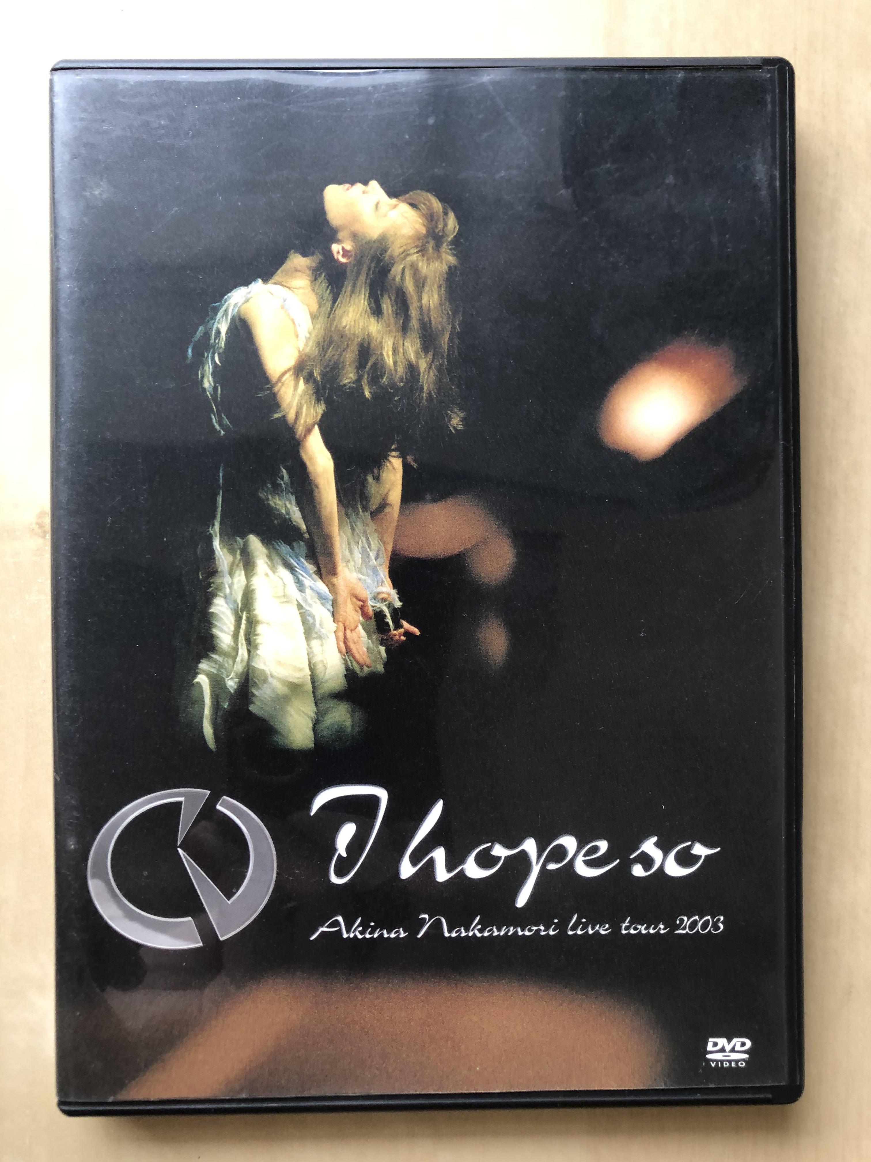 DVD丨中森明菜演唱會2013 I hope so Akina Nakamori live tour 2003 