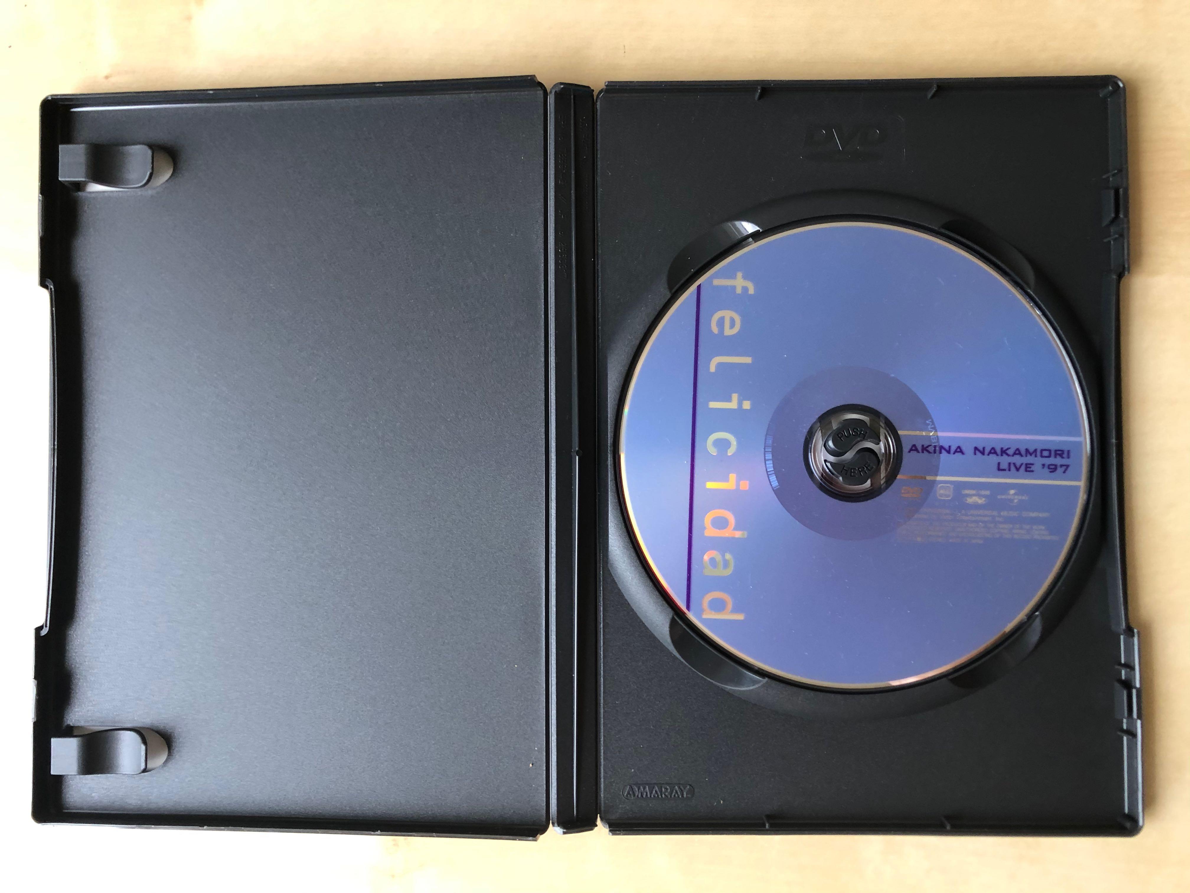 DVD丨中森明菜Felicidad AKINA NAKAMORI LIVE'97 日本版, 興趣及遊戲