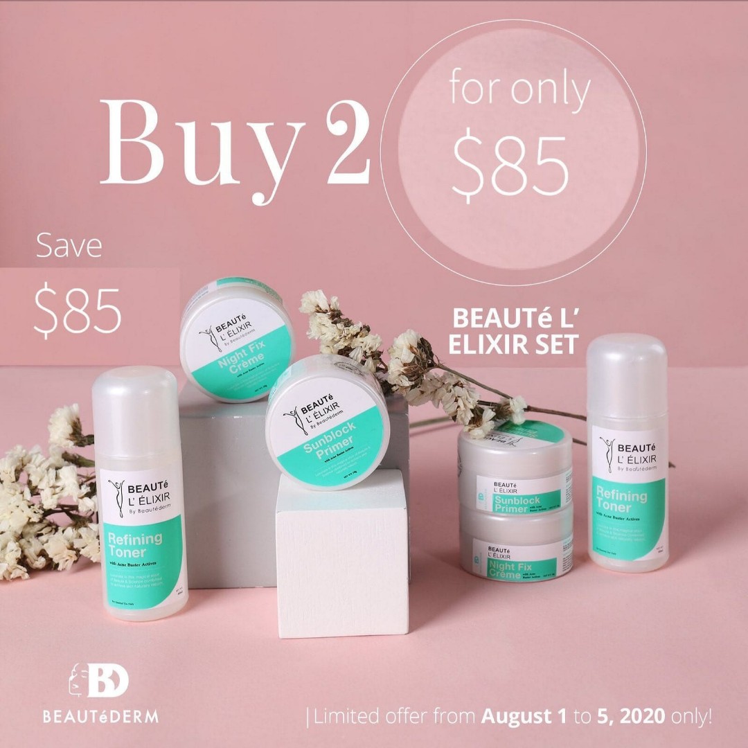 Elixir Set Buy 1 take 1 Promo Valid August 0105, 2020 Only!, Beauty