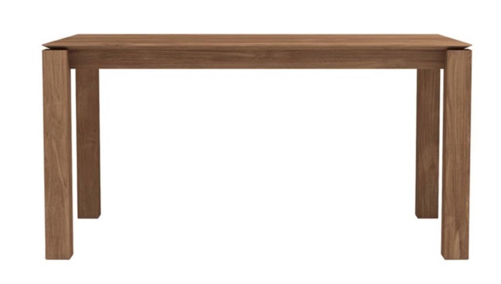 Ethnicraft Teak Slice Dining Table 140cm, Furniture & Home Living, Furniture, Tables & Sets