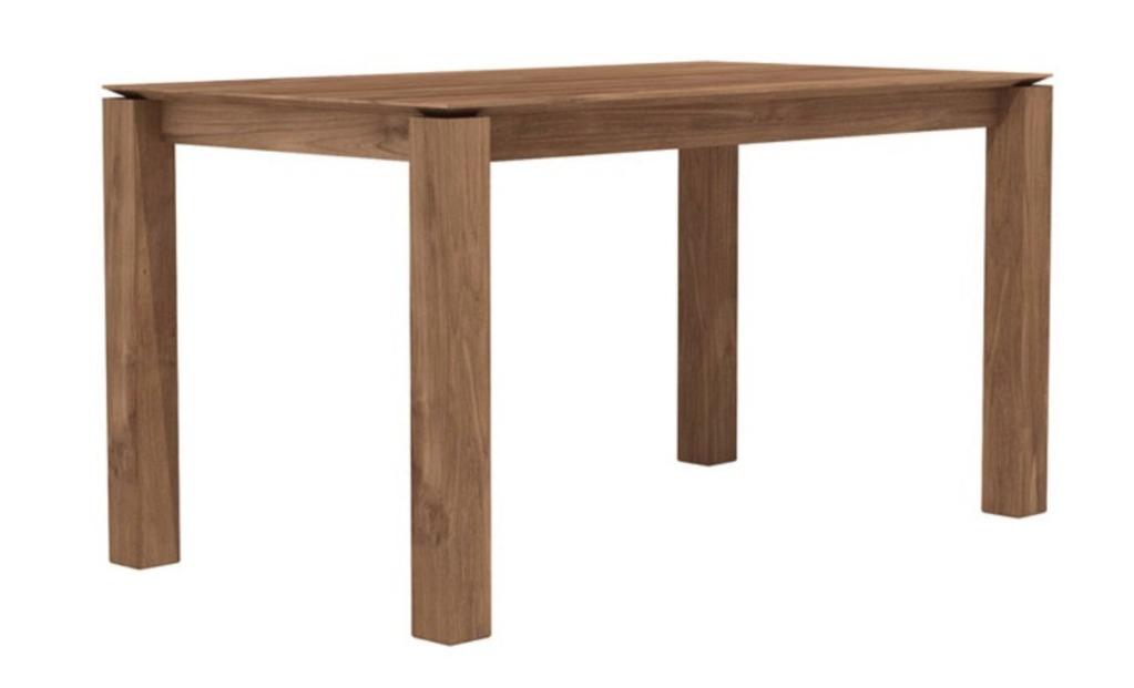 Ethnicraft Teak Slice Dining Table 140cm, Furniture & Home Living
