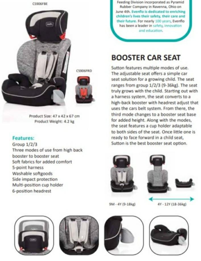 evenflo sutton 3 in 1