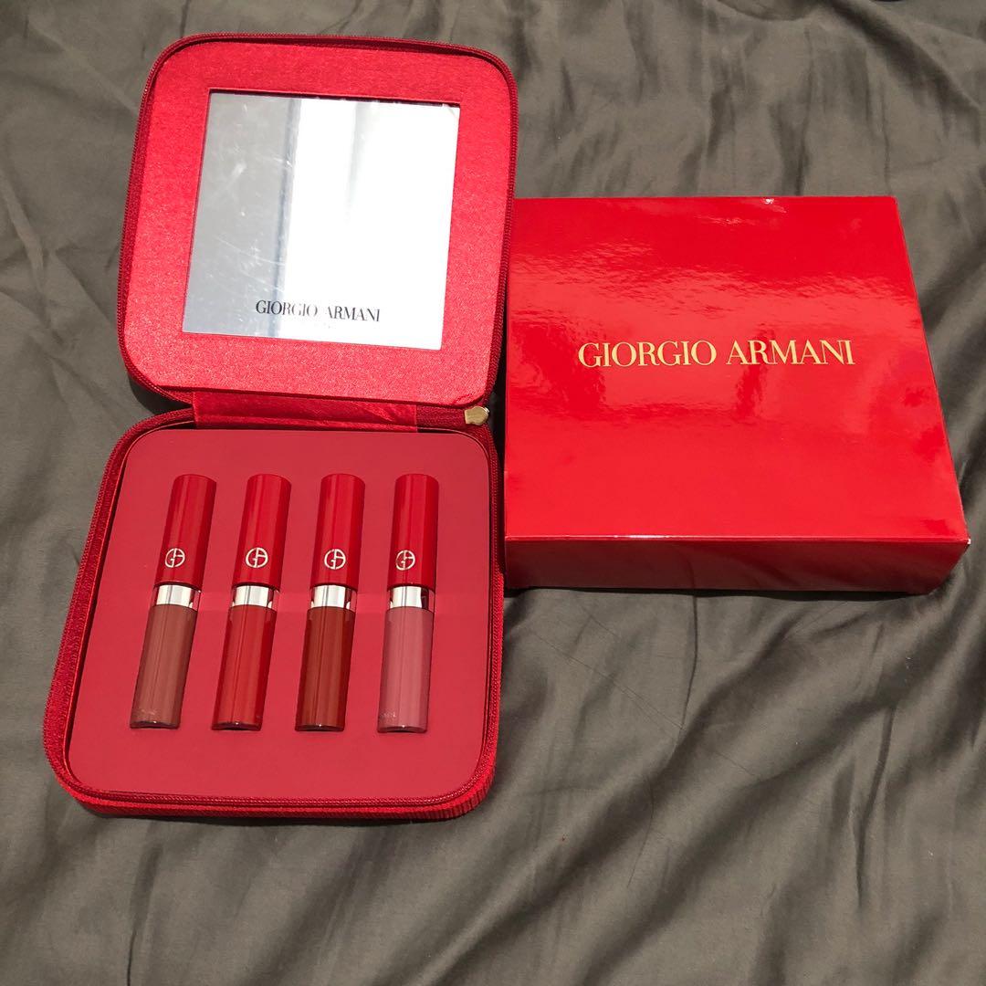 GIORGIO ARMANI lipstick gift set, 美容 