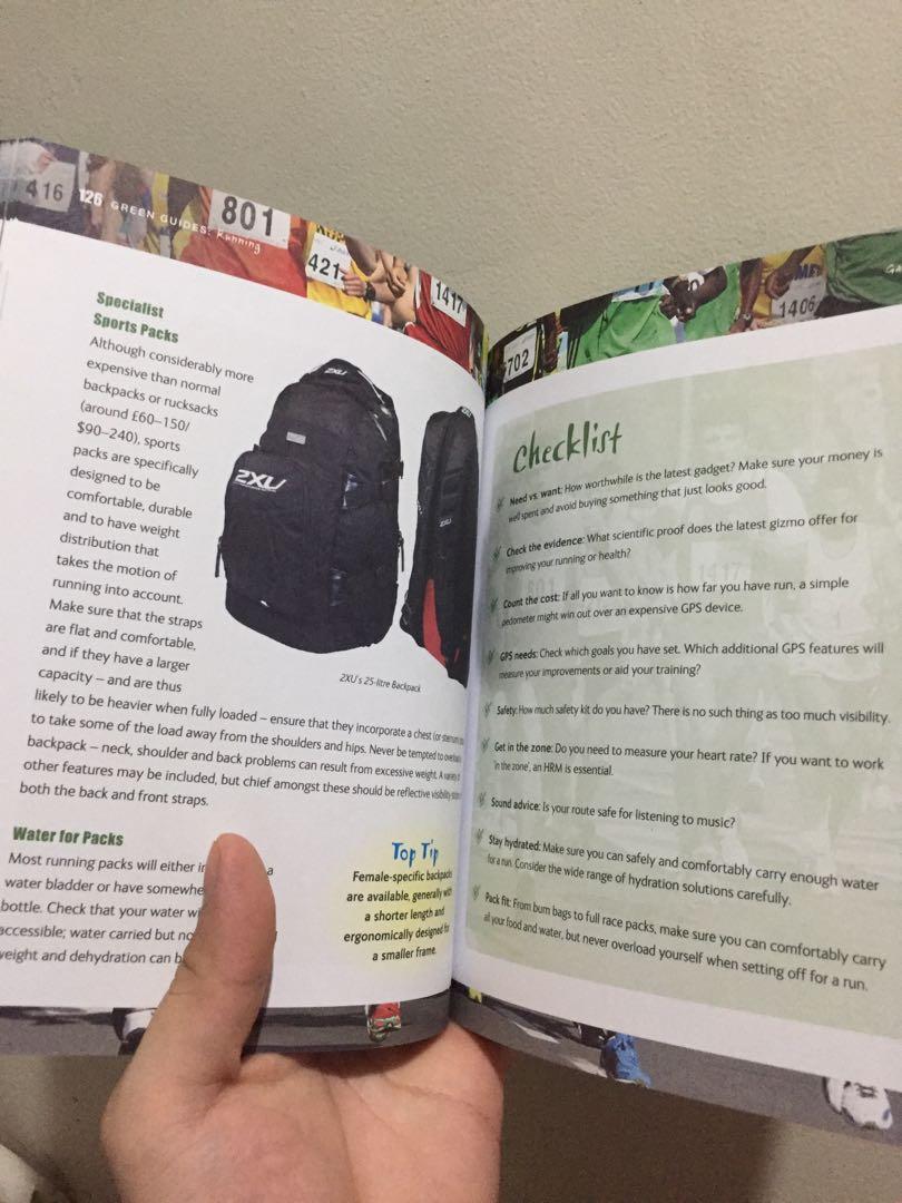 Green Guides: Running by Justin Bowyer (Category: Textbooks) located in Las Pinas. Submitted by coco_ph (Listing ID 1025242824, Image 3). Description: Great guide for beginners to intermediate runners. Gcash / BDO.