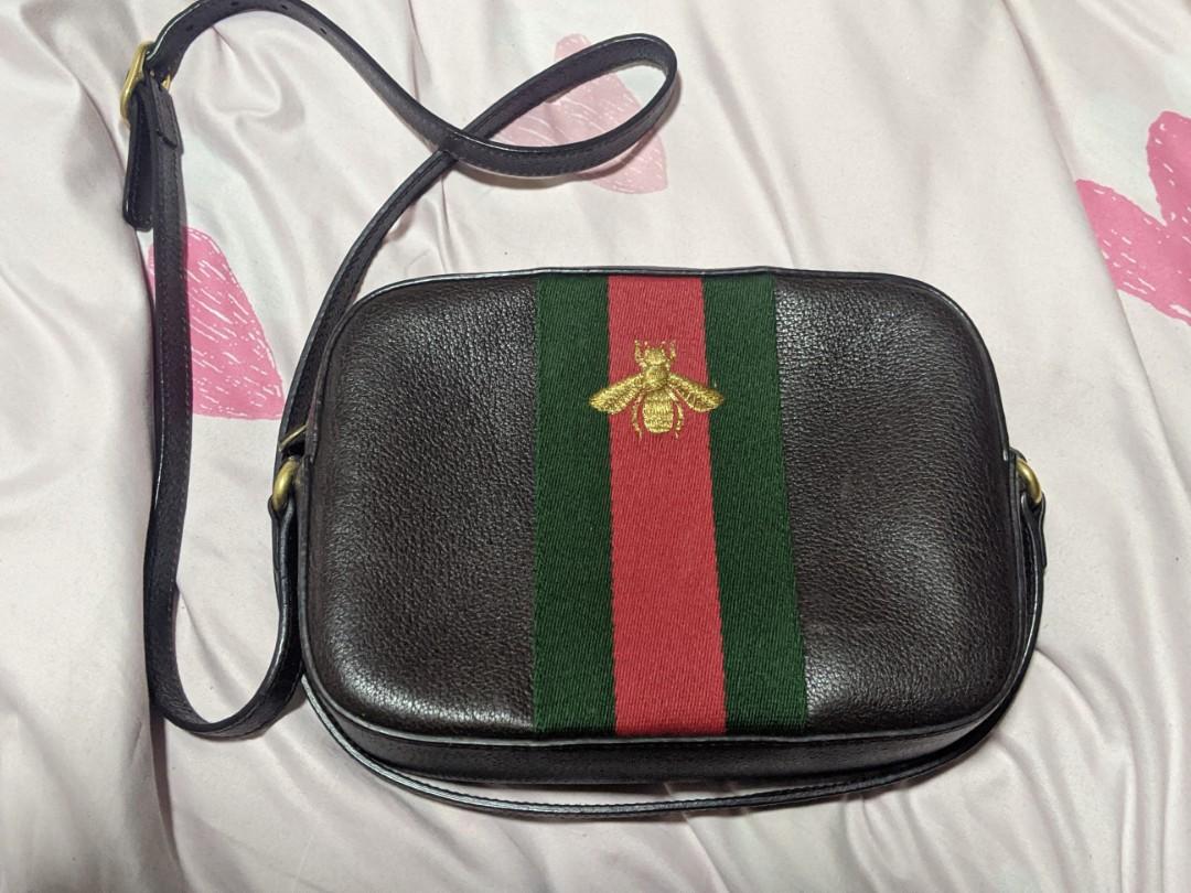 gucci bee camera bag